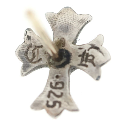 Chrome Hearts No2 CH Crs CH Cross Studs Earrings Silver — view 6