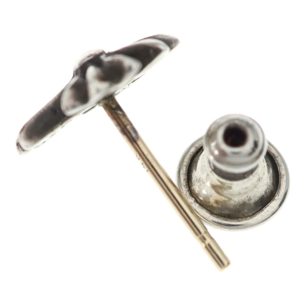 Chrome Hearts No2 CH Crs CH Cross Studs Earrings Silver — view 5