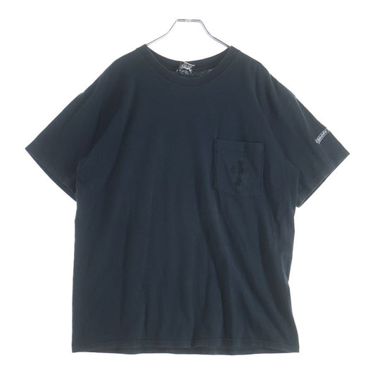 Chrome Hearts Vintage Dbl CH Crs S Tee Double CH Cross Embroidery Chest Pocket