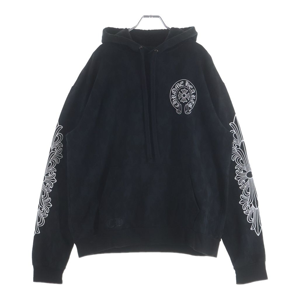 Chrome Hearts Sweatshirt Plvr Sleeve Floral Back Scroll Label Print Pullover — view 2