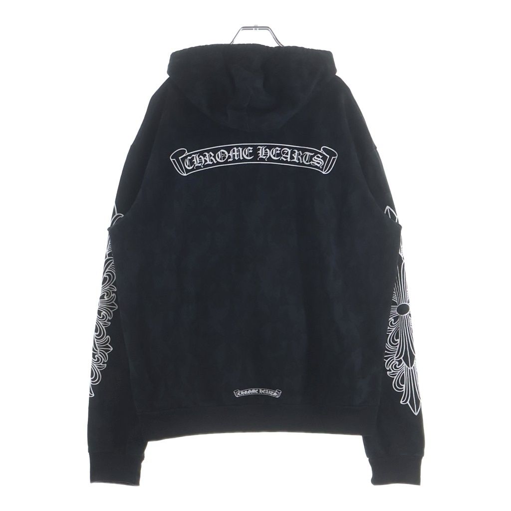 Chrome Hearts Sweatshirt Plvr Sleeve Floral Back Scroll Label Print Pullover
