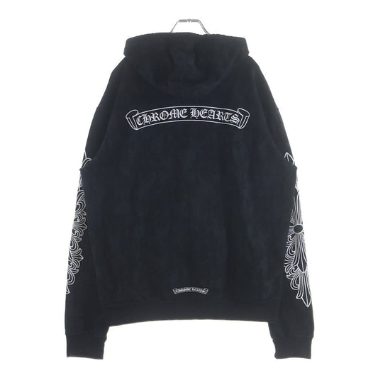 Chrome Hearts Sweatshirt Plvr Sleeve Floral Back Scroll Label Print Pullover