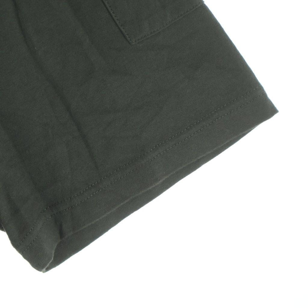 Gucci Plain Cotton Crew Neck Short Sleeve T-Shirt Green — view 6