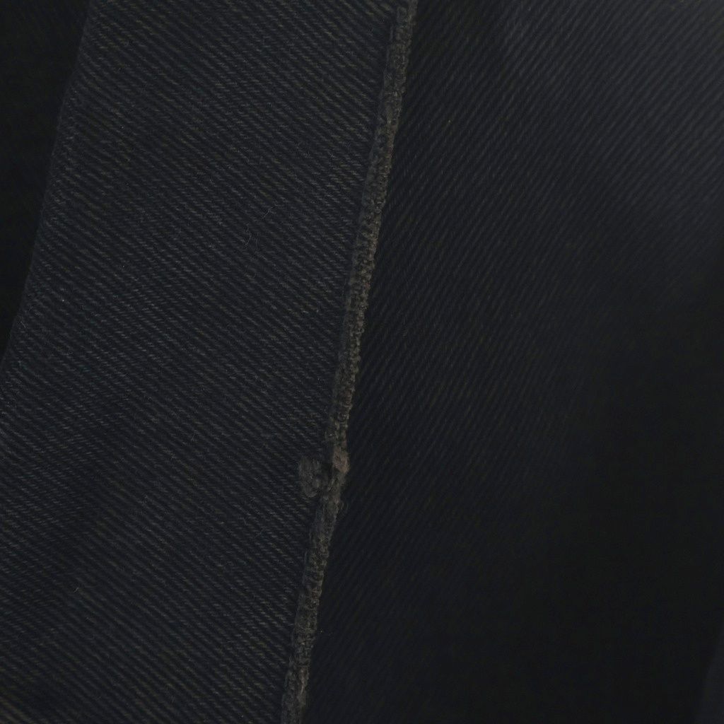 Balenciaga Spray Paint BB Logo Denim Jacket Back Print Black — view 5