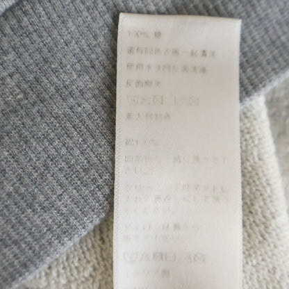 Celine Front Logo Embroidery Crew Neck Long Sleeve Sweatshirt Gray — view 7