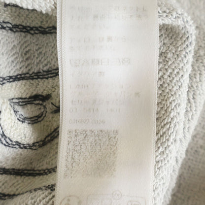 Celine Front Logo Embroidery Crew Neck Long Sleeve Sweatshirt Gray — view 8