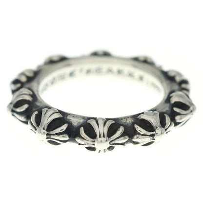 Chrome Hearts Cross Band Ring Silver