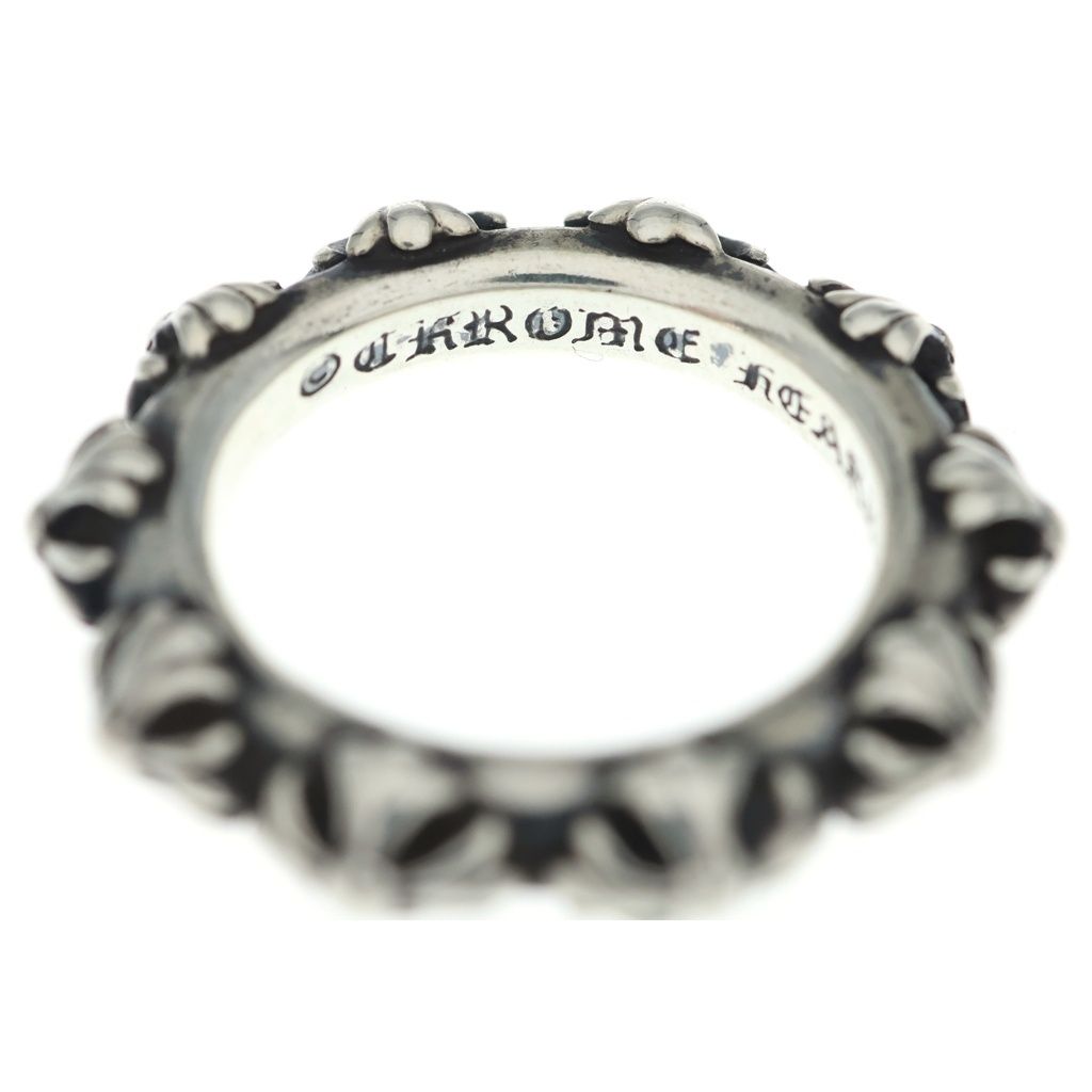 Chrome Hearts Cross Band Ring Silver — view 4