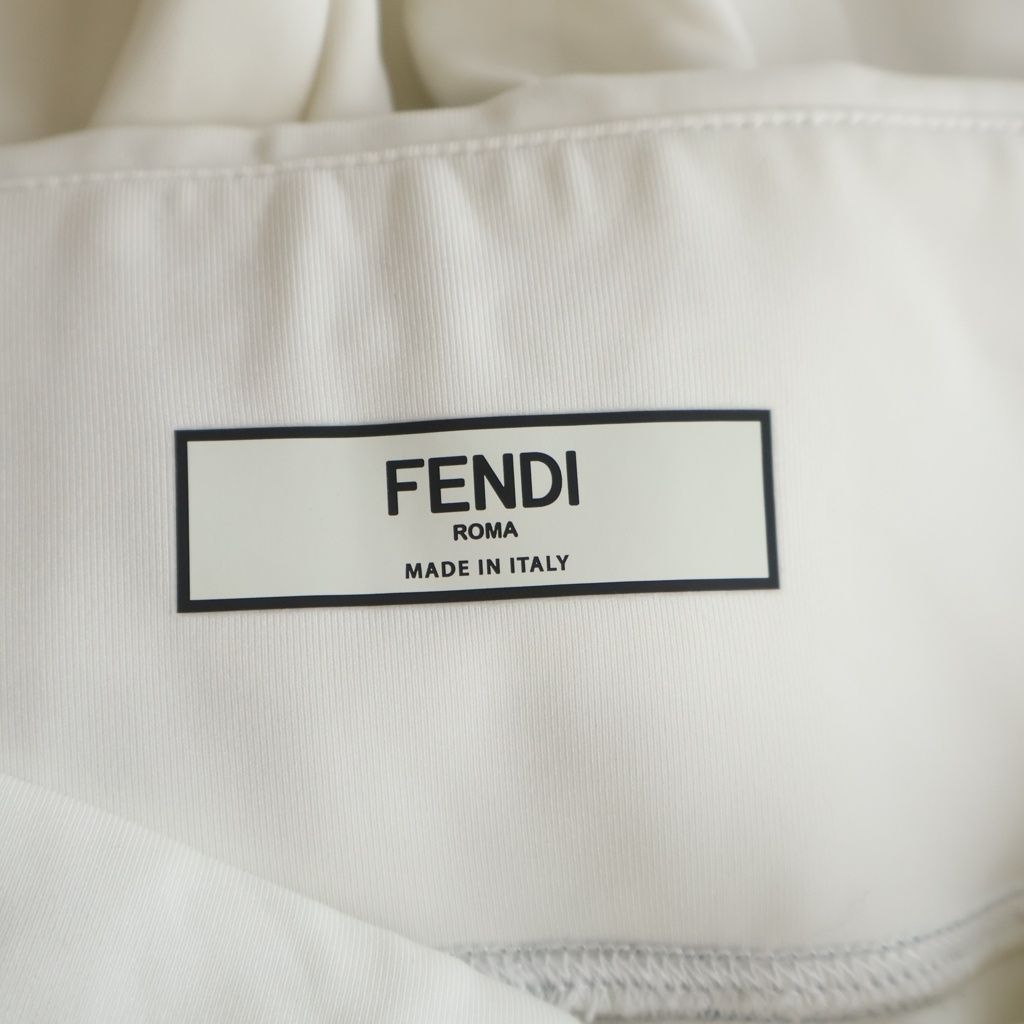 Fendi Track Pants White Polyester — view 6
