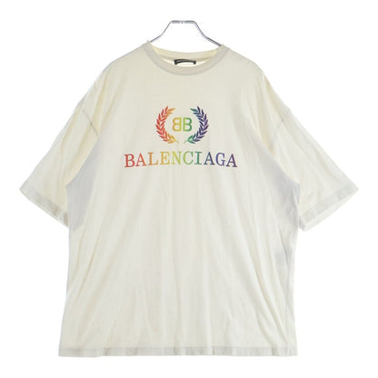 Balenciaga Rainbow Logo T-Shirt White