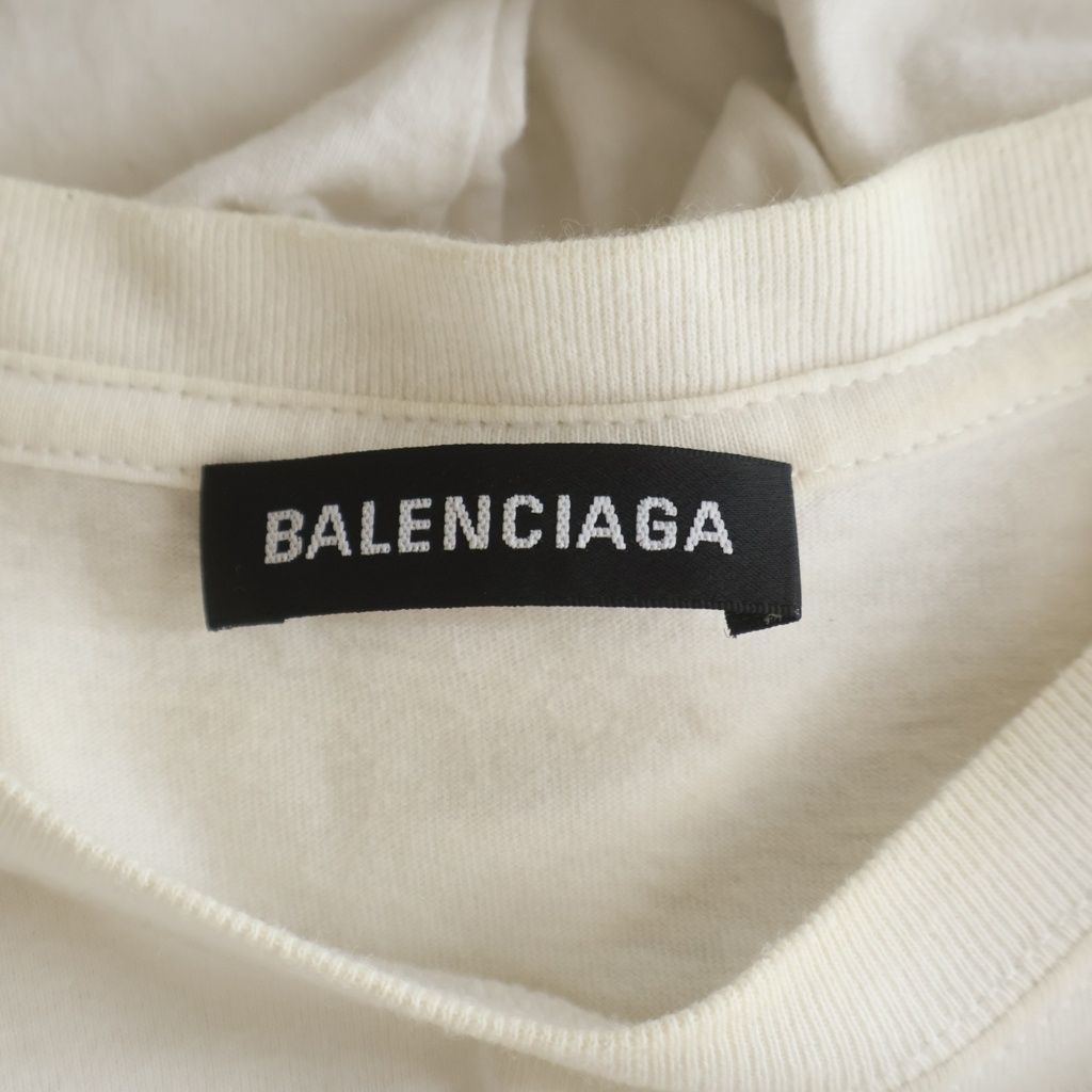 Balenciaga Rainbow Logo T-Shirt White — view 6