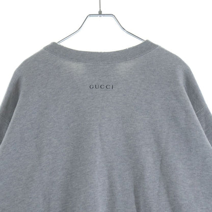 Gucci Disney Collaboration Front Print Crew Neck Sweatshirt Gray — view 4