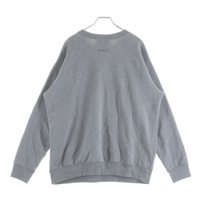 Gucci Disney Collaboration Front Print Crew Neck Sweatshirt Gray — view 2