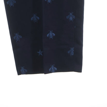 Gucci Bee Embroidery Pants Navy 50 — view 5
