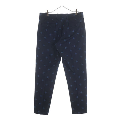 Gucci Bee Embroidery Pants Navy 50 — view 2