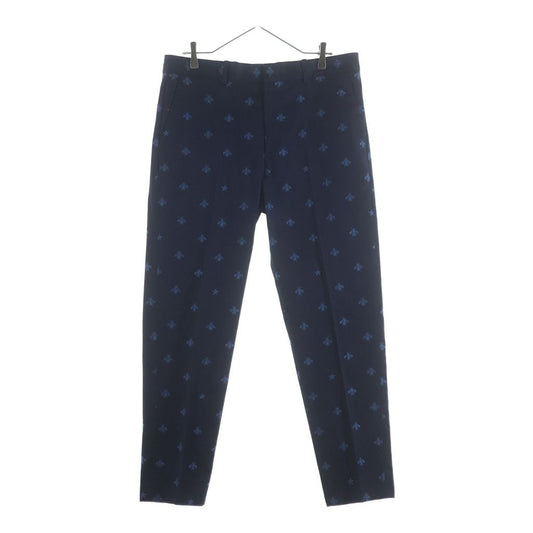 Gucci Bee Embroidery Pants Navy 50
