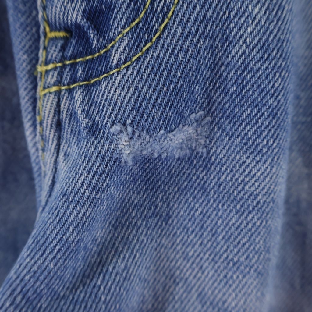 Gucci Bicolor Denim Pants Indigo Blue 34 — view 5