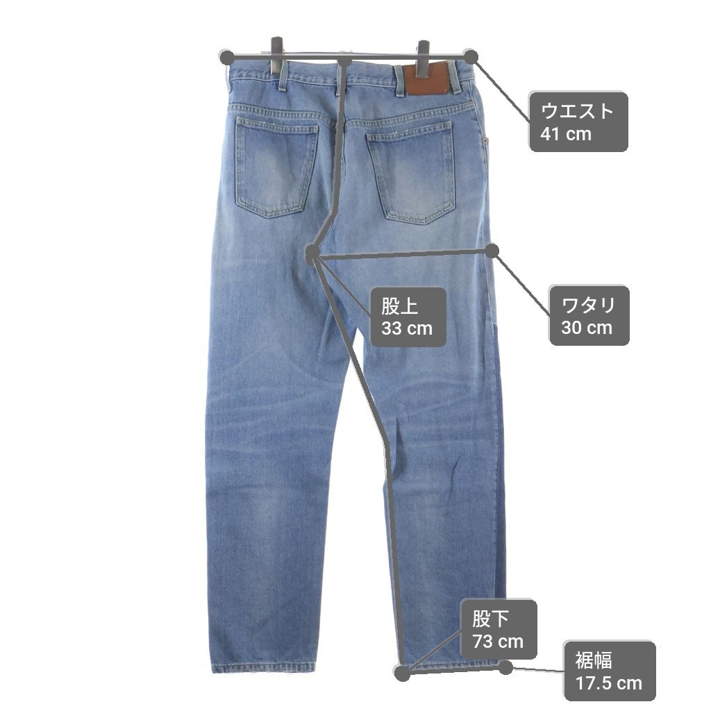 Gucci Bicolor Denim Pants Indigo Blue 34 — view 9