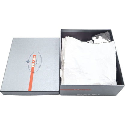 Prada Sport Enamel Rubber Toe High Cut Sneakers Black — view 6
