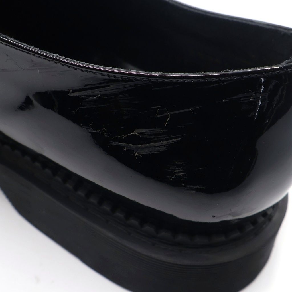 Saint Laurent Paris Teddy Monk Strap Rubber Sole Shoes Black — view 6