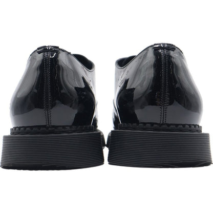 Saint Laurent Paris Teddy Monk Strap Rubber Sole Shoes Black — view 3