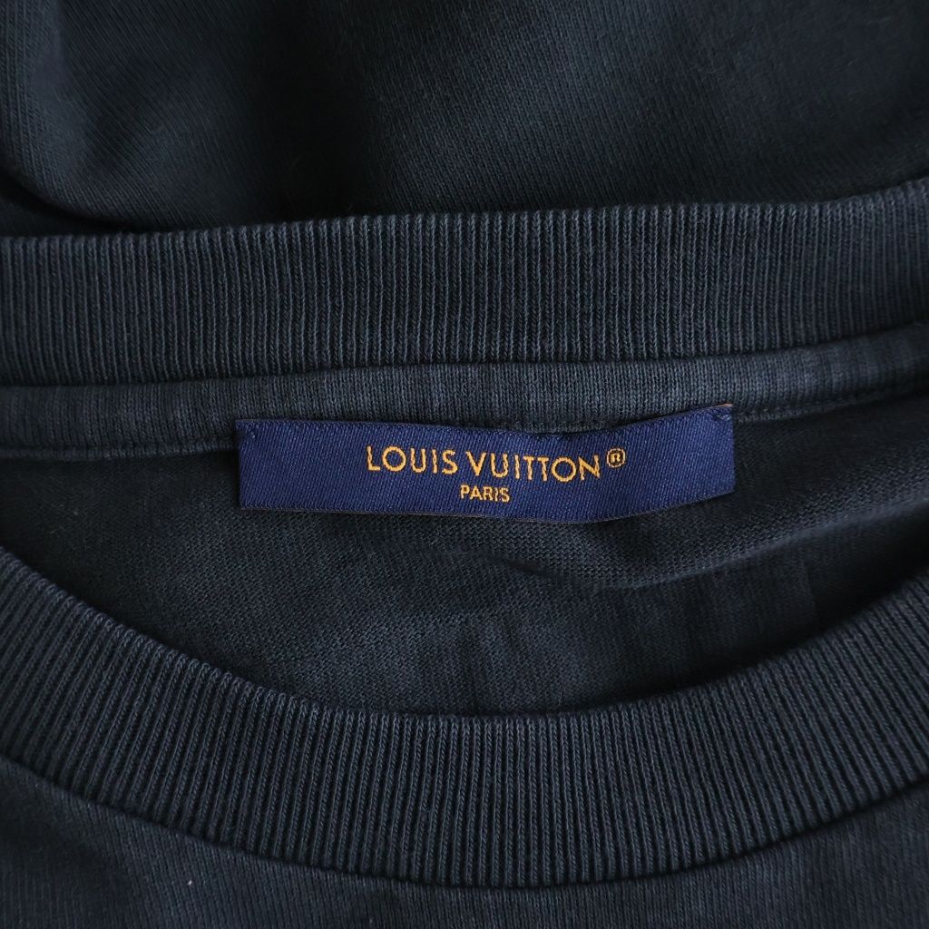 Louis Vuitton Inside Out Crew Neck T-Shirt Navy — view 6