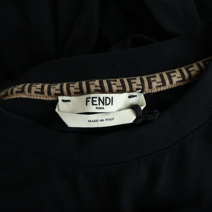 Fendi Front Embroidery Shirt Dress Black — view 7