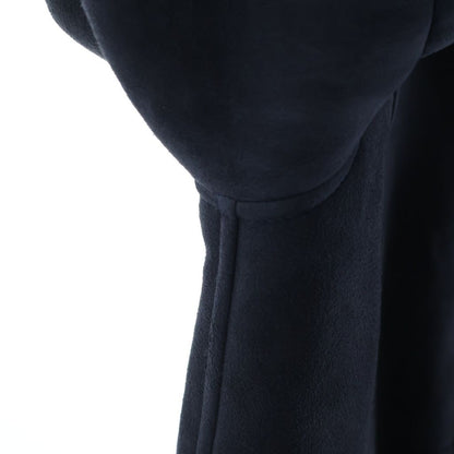 Hermes Shearling Coat Navy 52 — view 6