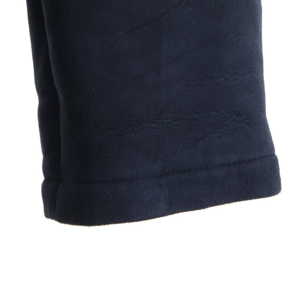 Hermes Shearling Coat Navy 52 — view 5