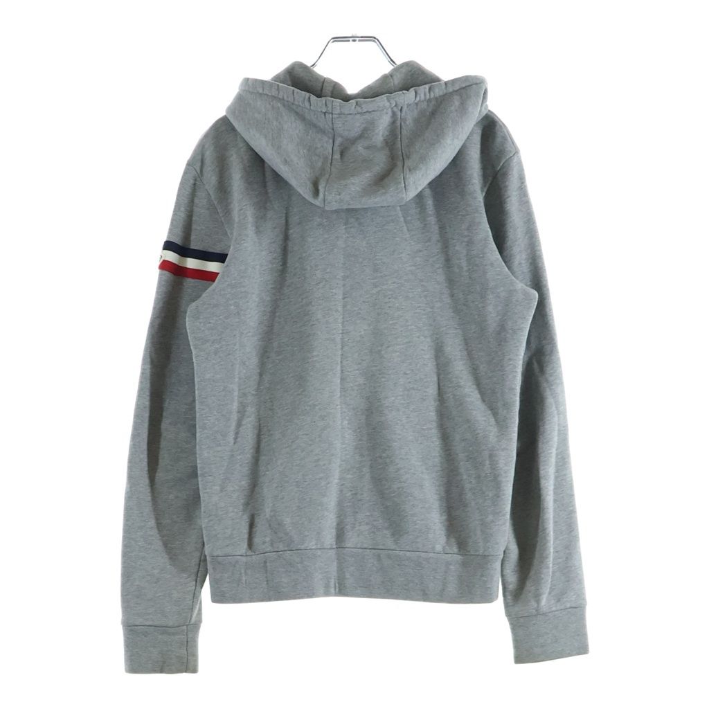 Moncler Cotton Zip Hoodie Gray S Comm — view 2