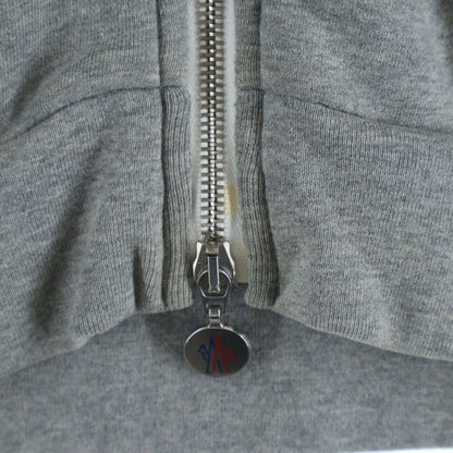 Moncler Cotton Zip Hoodie Gray S Comm — view 5