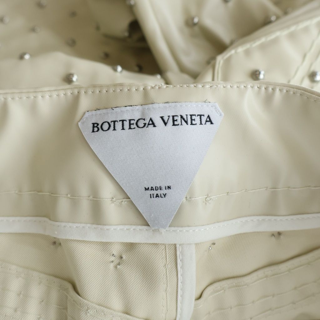 Bottega Veneta Studded Long Pants Ivory 38 — view 7