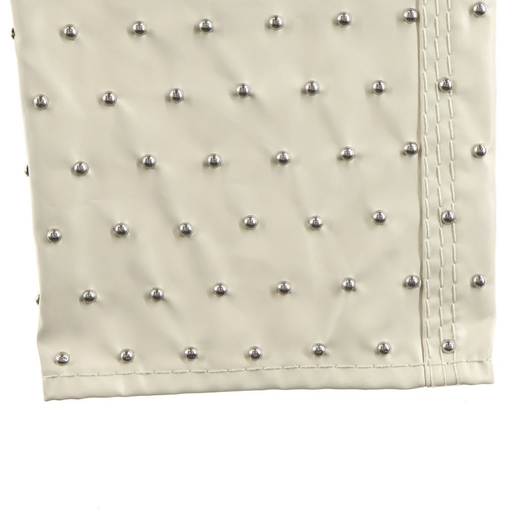 Bottega Veneta Studded Long Pants Ivory 38 — view 5