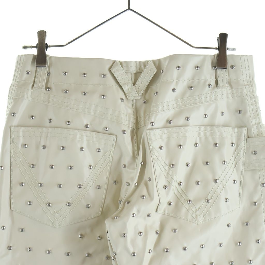 Bottega Veneta Studded Long Pants Ivory 38 — view 4