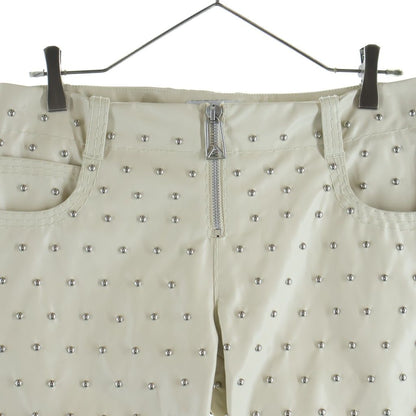 Bottega Veneta Studded Long Pants Ivory 38 — view 3