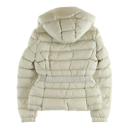 Moncler Artemis Giubbotto Zip Up Hooded Down Jacket Ivory — view 2