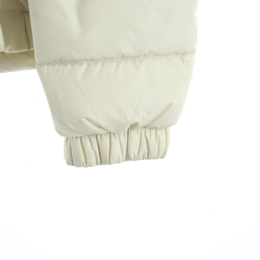 Moncler Artemis Giubbotto Zip Up Hooded Down Jacket Ivory — view 5