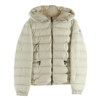 Moncler Artemis Giubbotto Zip Up Hooded Down Jacket Ivory