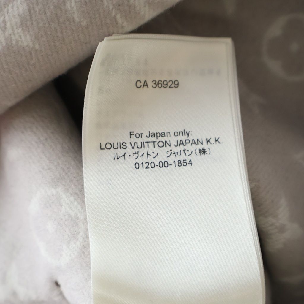 Louis Vuitton Double Face Cape Wrap Coat Gray — view 8