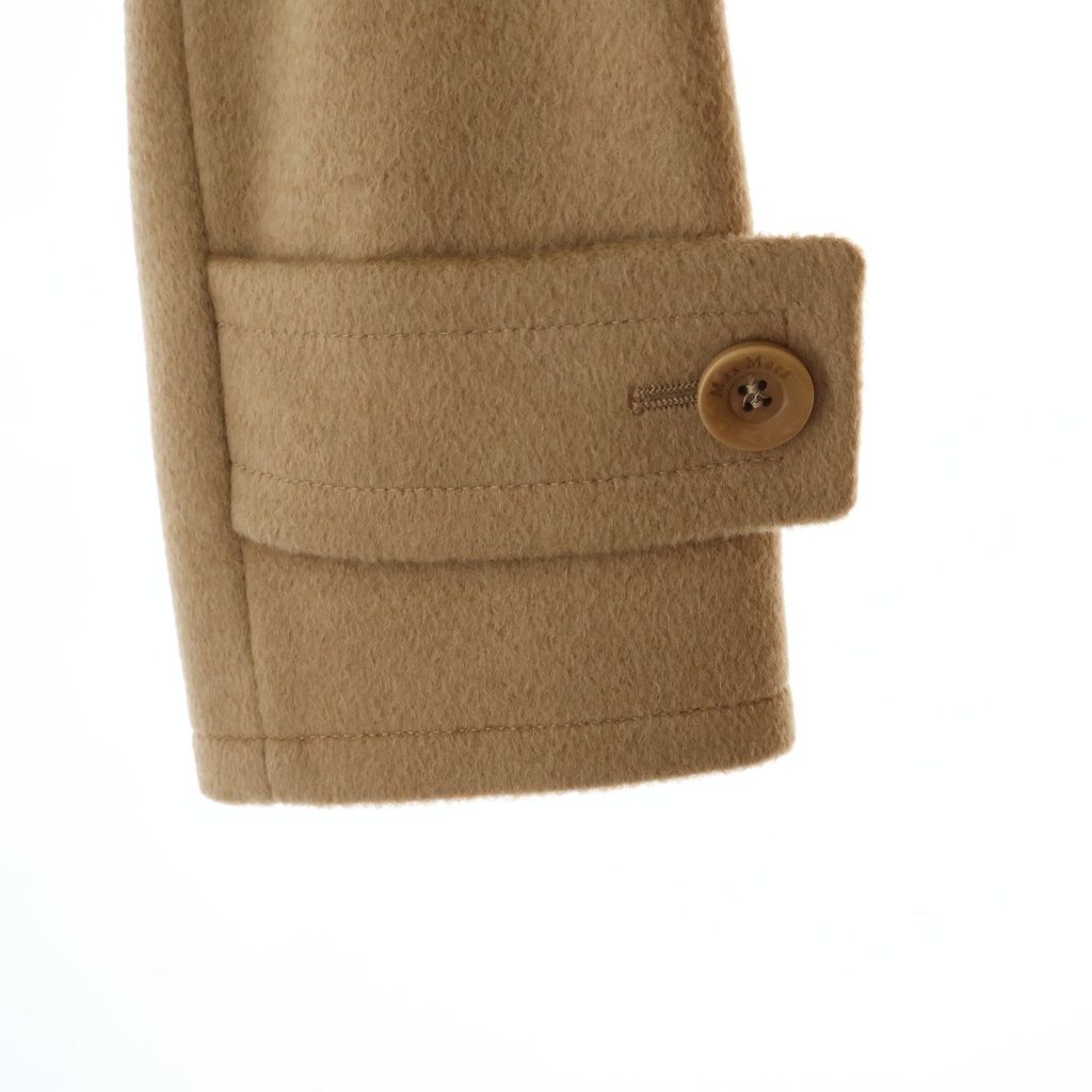 Max Mara Batting Liner with Camel Double Breasted Chesterfield Beige T-Shirt — view 5