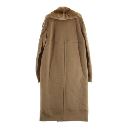 Max Mara Batting Liner with Camel Double Breasted Chesterfield Beige T-Shirt — view 2