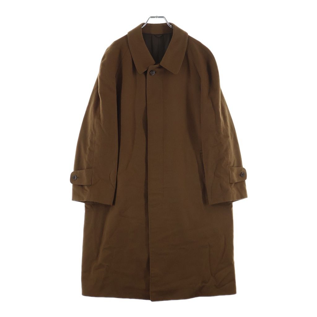 Dior Monsieur Cashmere Soutien Collar Coat Brown