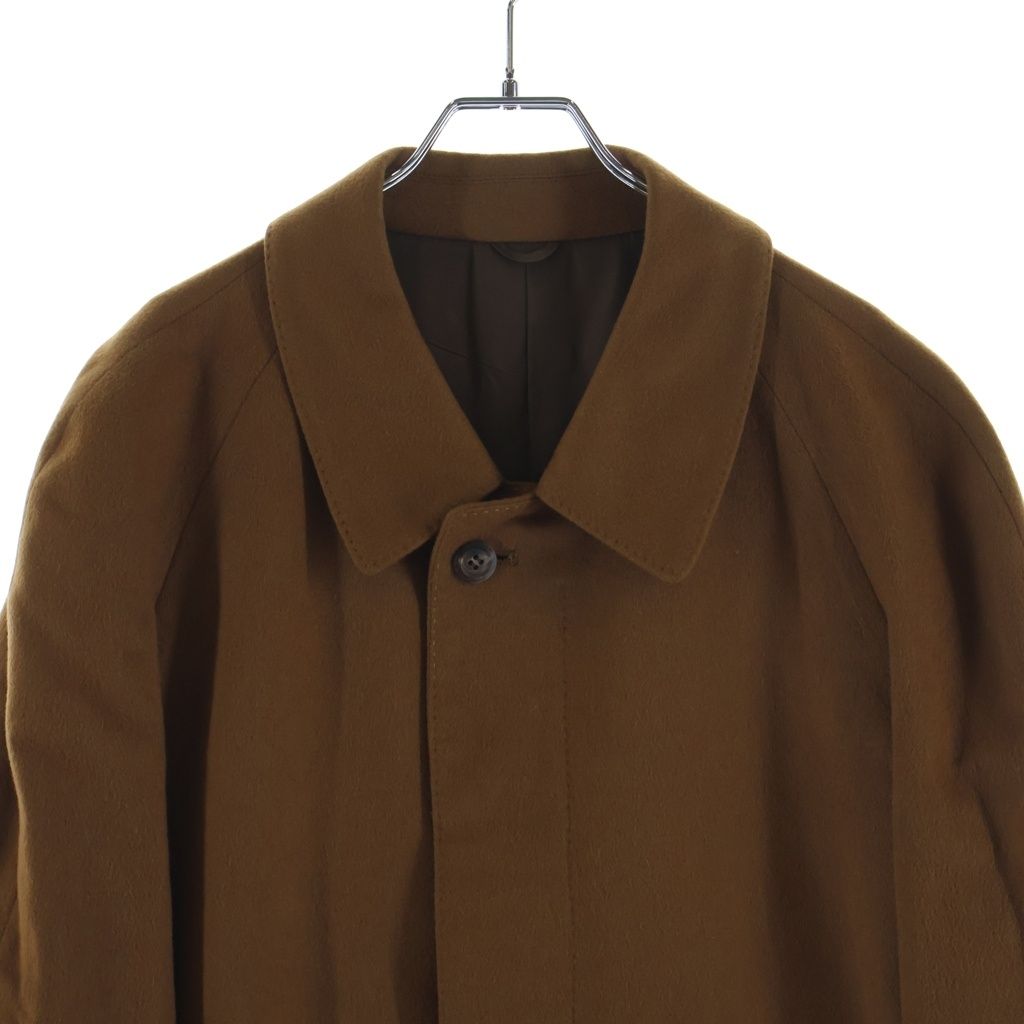 Dior Monsieur Cashmere Soutien Collar Coat Brown — view 3