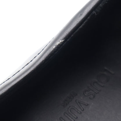 Louis Vuitton Tassel Loafers Black Leather — view 6