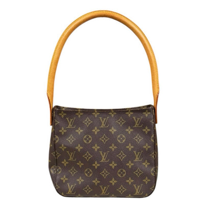 Louis Vuitton Looping Monogram Handbag Canvas Brown — view 3
