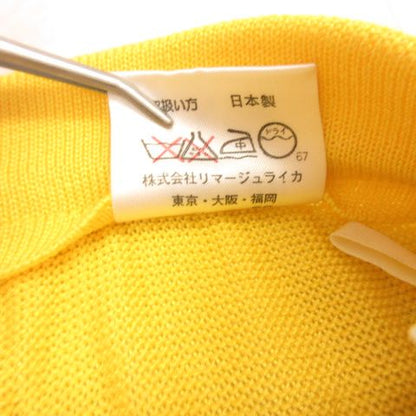 Balenciaga Knee Length Skirt Summer Knit Tight Yellow 40 — view 4