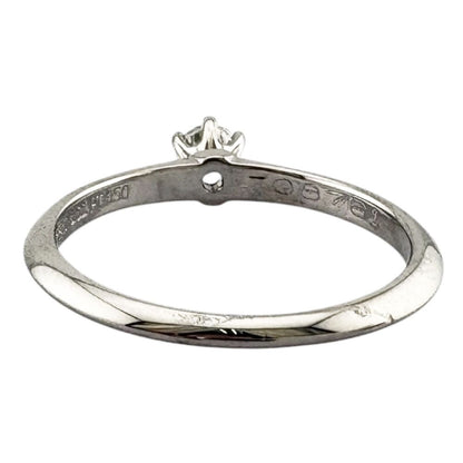 Tiffany & Co Solitaire Ring Platinum Diamond — view 5