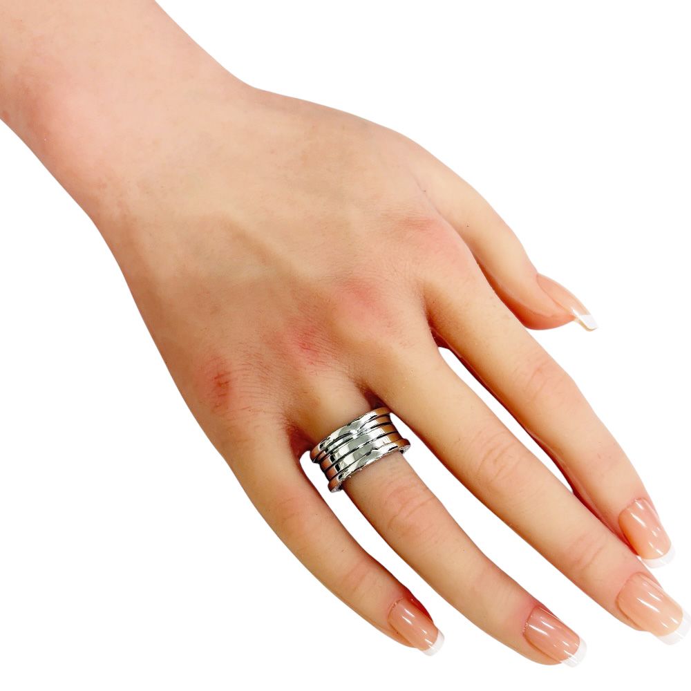 Bvlgari B-zero One Band Ring 18k White Gold — view 2
