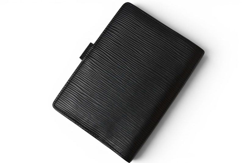 Louis Vuitton Notebook Cover Agenda PM Epi Black — view 3