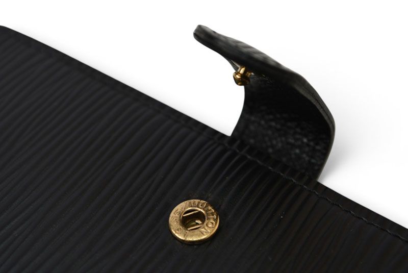 Louis Vuitton Notebook Cover Agenda PM Epi Black — view 7
